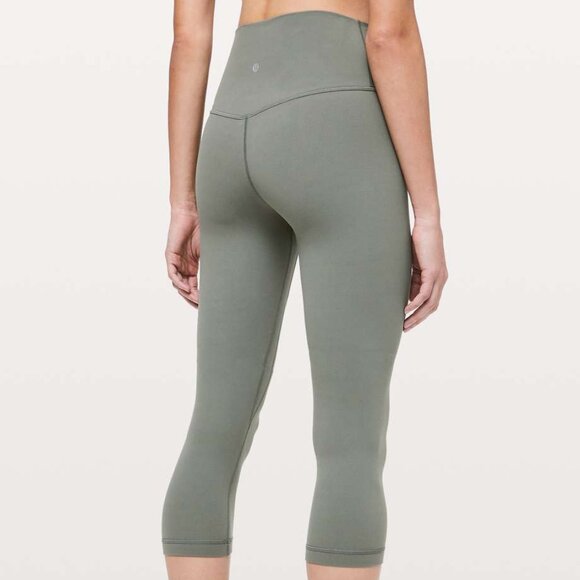 lululemon athletica Women's Align Crop 21" Leggings in Grey Sage - Size 6‎ - Picture 5 of 5
